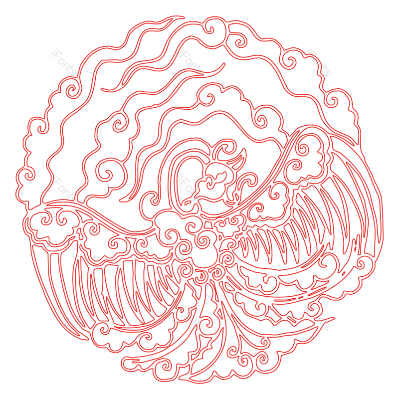 花纹图片,图案元素,剪纸PNG,剪纸元素免抠素材